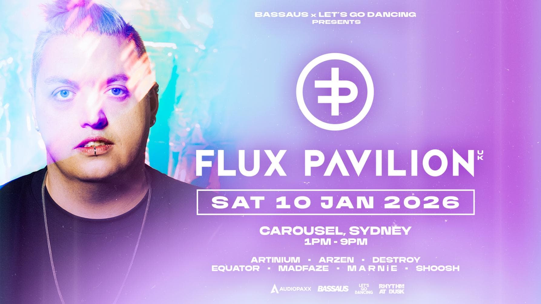 BASSAUS & LGD pres. FLUX PAVILION (UK) || DAY PARTY || 1PM - 9PM ||